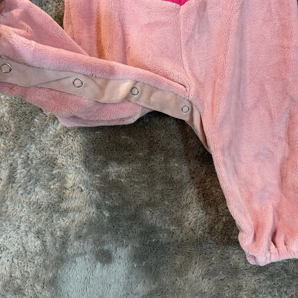 Spirit Halloween Toddler 18-24 Monhts Pink Plush Pig Costume One Piece Outfit
